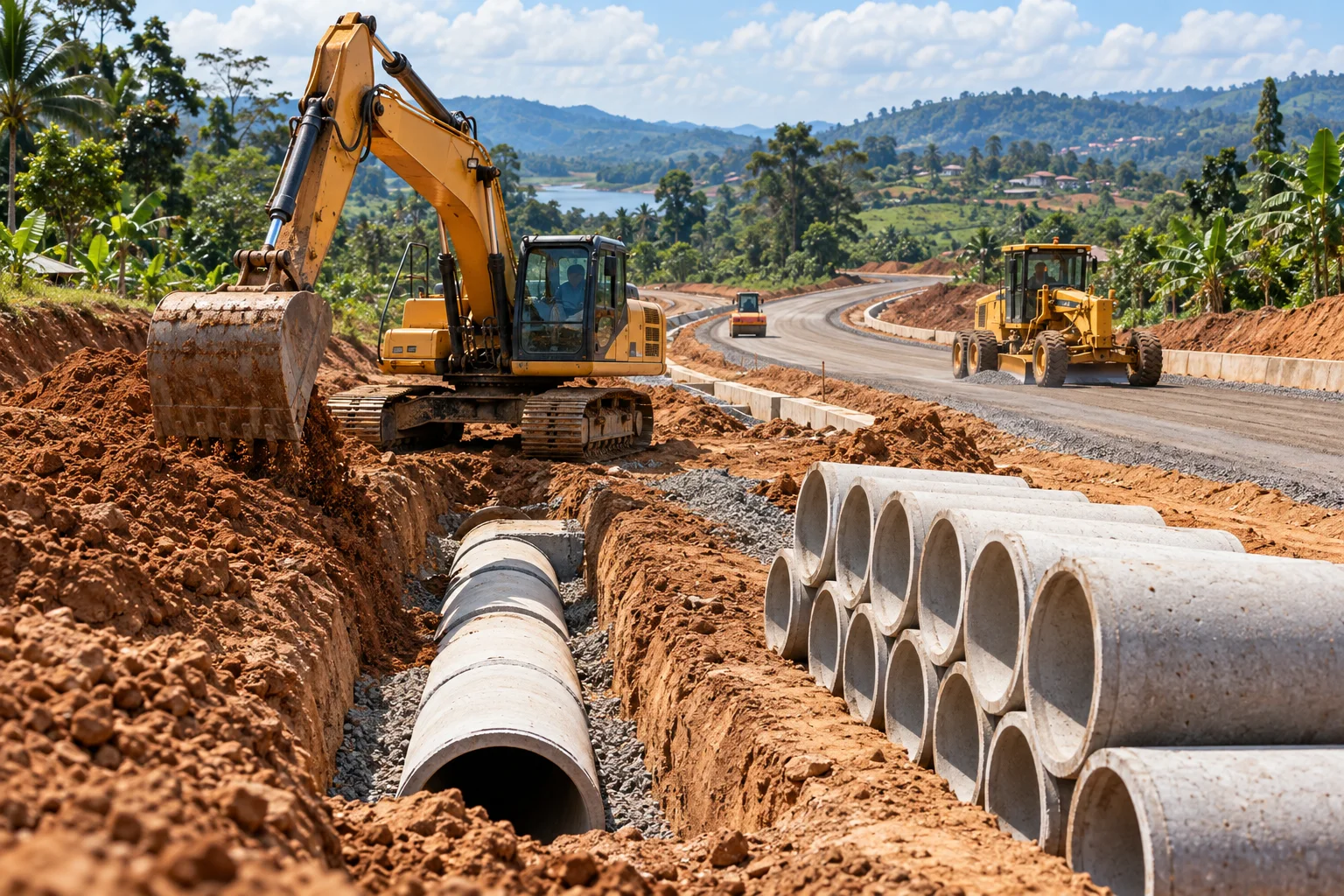 Well planned site works make room for the development that follows.